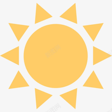 太阳64号天气平图标图标