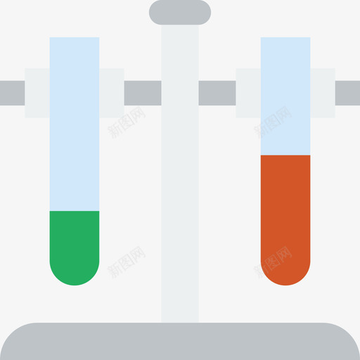 试管科学23扁平图标svg_新图网 https://ixintu.com 扁平 科学23 试管