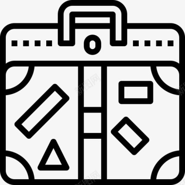 行李旅行运输3直达图标图标