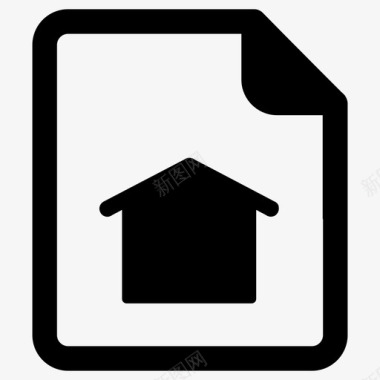 房地产政策协议文件图标图标