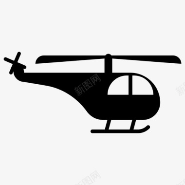 直升机喷气式飞机四旋翼机图标图标