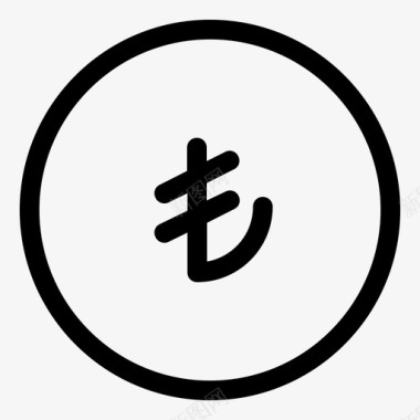 里拉币兑换金融图标图标