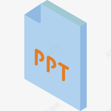 Ppt文件夹和文件2平面图标图标