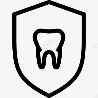 牙科医疗保健2线性图标图标