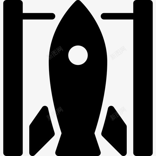 火箭空间36充满图标svg_新图网 https://ixintu.com 充满 火箭 空间36