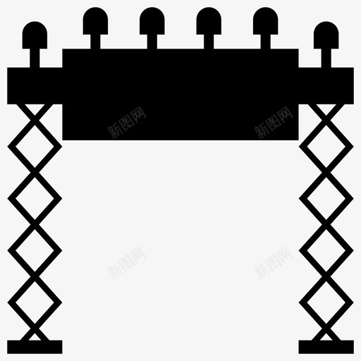 户外广告广告牌数字广告牌图标svg_新图网 https://ixintu.com 广告牌 广告牌矢量图标 户外广告 数字广告牌