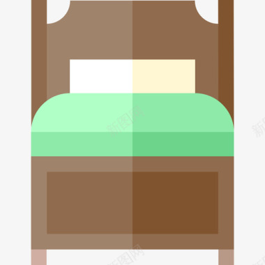 床床和早餐4公寓图标图标