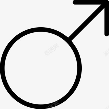 男性性别标志男性符号图标图标