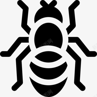 蚂蚁野生动物3填充图标图标