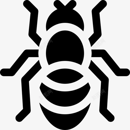 蚂蚁野生动物3填充图标svg_新图网 https://ixintu.com 填充 蚂蚁 野生动物3