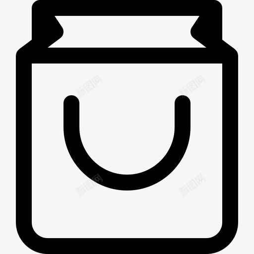 购物袋购物56线性图标svg_新图网 https://ixintu.com 线性 购物56 购物袋