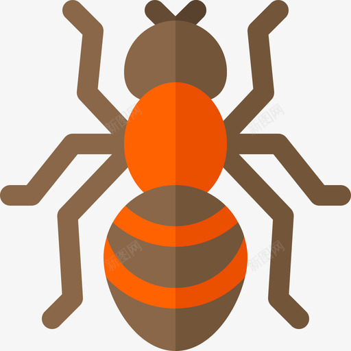蚂蚁野生动物2平坦图标svg_新图网 https://ixintu.com 平坦 蚂蚁 野生动物2