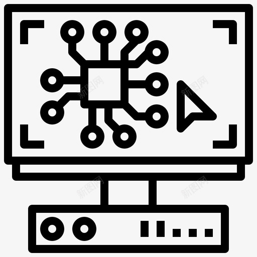 程序计算机计算图标svg_新图网 https://ixintu.com 多媒体 电子 程序设计 程序语言 网络技术 计算 计算机
