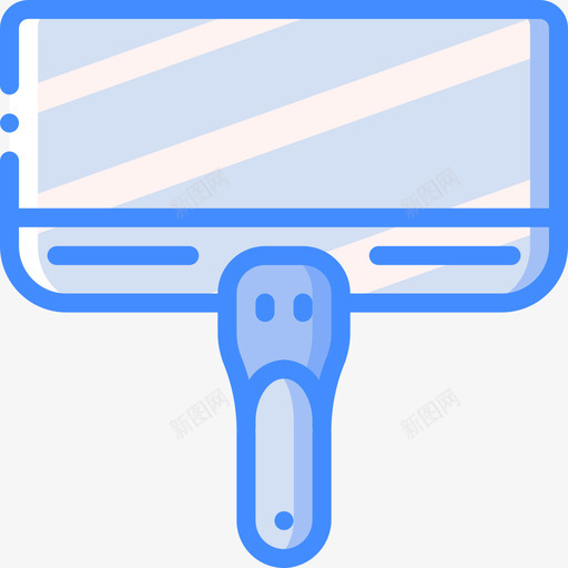 刮刀工具29蓝色图标svg_新图网 https://ixintu.com 刮刀 工具29 蓝色