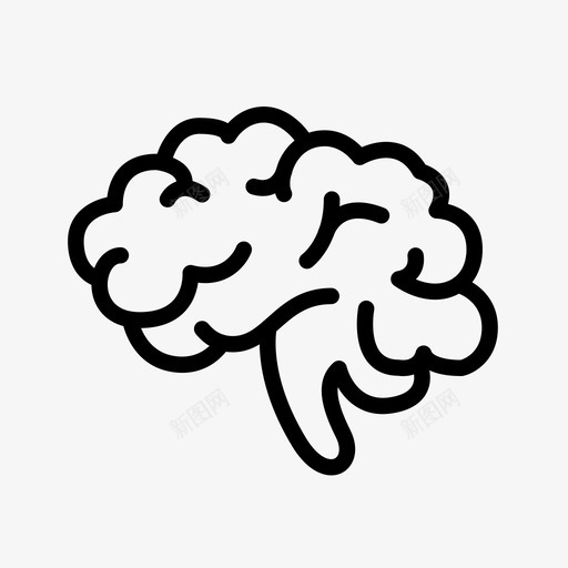 大脑组织突触图标svg_新图网 https://ixintu.com 下丘脑 大脑 智能 皮层 神经科学 科学 科学技术 突触 组织 肺叶
