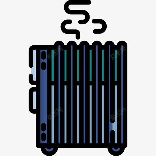 加热器冬季23线性颜色图标svg_新图网 https://ixintu.com 冬季23 加热器 线性颜色