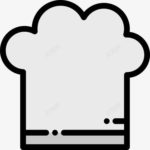 厨师帽面包房12线性颜色图标svg_新图网 https://ixintu.com 厨师帽 线性颜色 面包房12