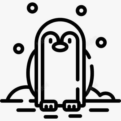 企鹅冬季22直系图标svg_新图网 https://ixintu.com 企鹅 冬季22 直系