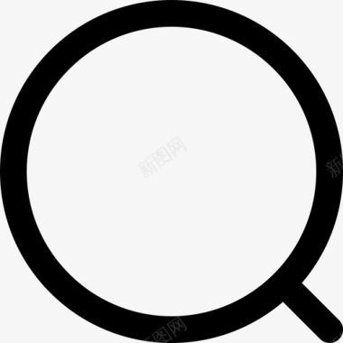 搜索放大镜应用程序图标集图标