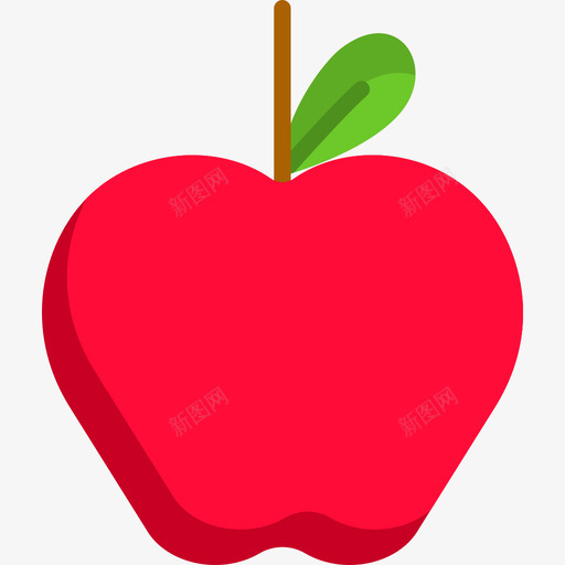 苹果食品和饮料11平的图标svg_新图网 https://ixintu.com 平的 苹果 食品和饮料11
