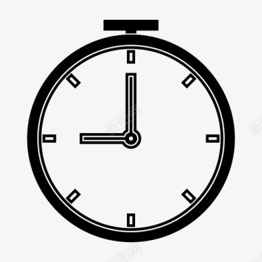 计时器时钟持续时间图标图标