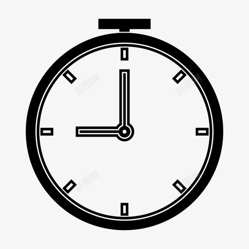 计时器时钟持续时间图标svg_新图网 https://ixintu.com 持续时间 时钟 秒表 等待 计时 计时器 运行状况标志符