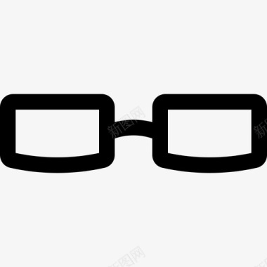 眼镜销售11直线型图标图标
