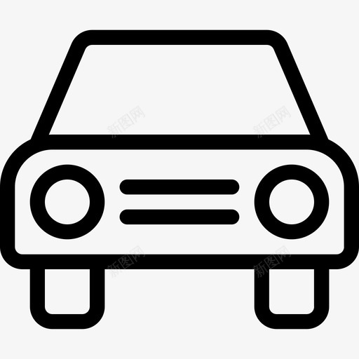 汽车基本图标3线性svg_新图网 https://ixintu.com 基本图标3 汽车 线性
