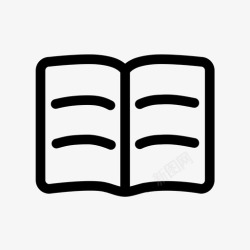 线性书本icon_read高清图片