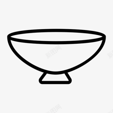 大碗麦片粥厨房图标图标
