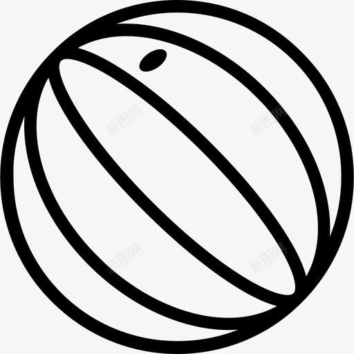 球健身28直线型图标svg_新图网 https://ixintu.com 健身28 球 直线型