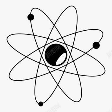 原子电子粒子图标图标