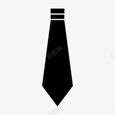 领带时尚男士图标图标