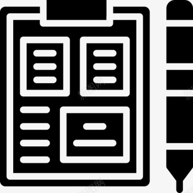 剪贴板基础10实心图标图标