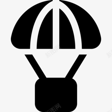 降落伞航空6装满图标图标