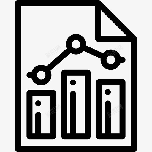分析数字营销37线性图标svg_新图网 https://ixintu.com 分析 数字营销37 线性