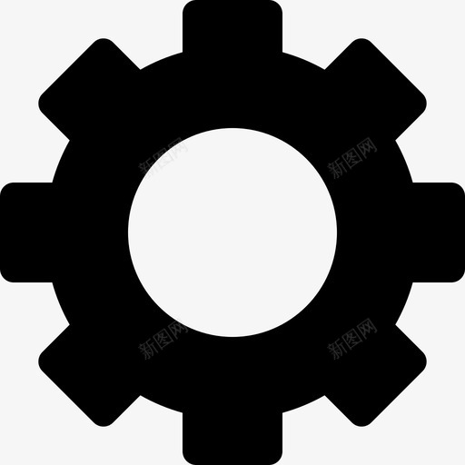 齿轮机器人7填充图标svg_新图网 https://ixintu.com 填充 机器人7 齿轮