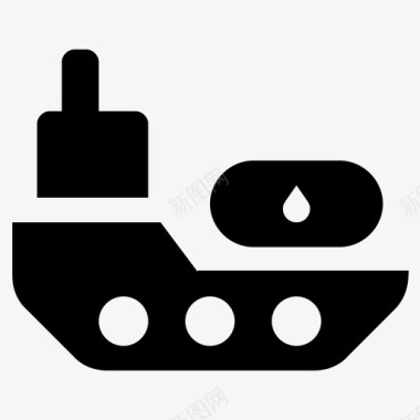 物流船货船邮轮图标图标