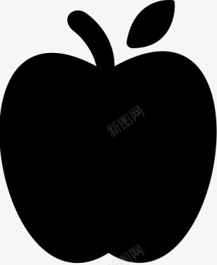 苹果水果健康图标图标