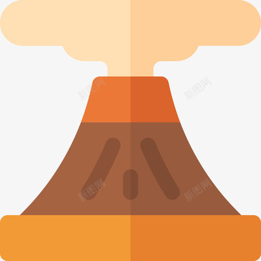 夏威夷2号火山平坦图标svg_新图网 https://ixintu.com 夏威夷2号火山 平坦