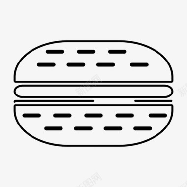 汉堡快餐零食图标图标