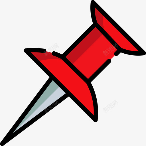 图钉whatsapp3线性颜色图标svg_新图网 https://ixintu.com whatsapp3 图钉 线性颜色