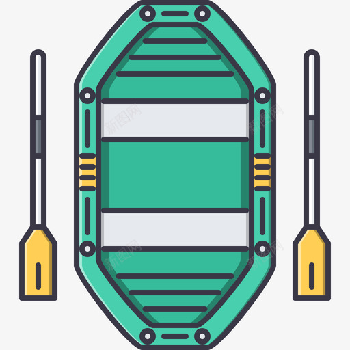 船旅行55彩色图标svg_新图网 https://ixintu.com 彩色 旅行55 船