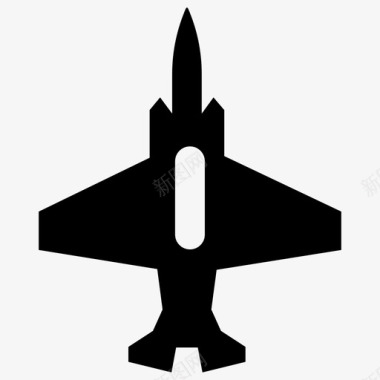 战斗机喷气式飞机军用喷气式飞机图标图标