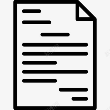 文件业务144线性图标图标