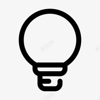 灯灯泡led图标图标