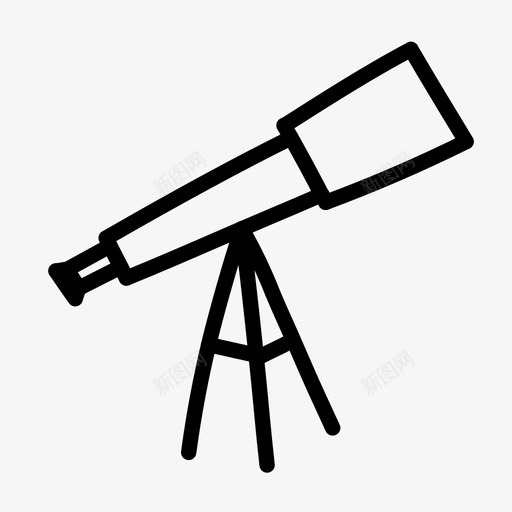 涂鸦望远镜天文深空图标svg_新图网 https://ixintu.com 天文 手表 涂鸦望远镜 深空 简单的涂鸦轮廓收集 跟踪者 预报