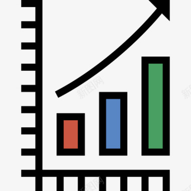 利润seo营销业务财务线色图标图标