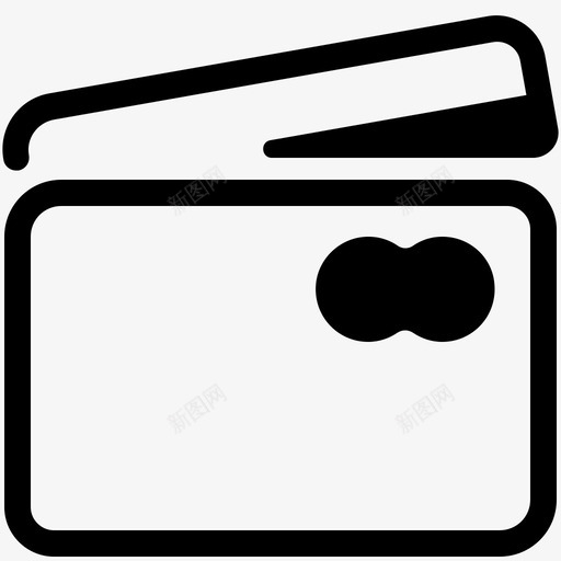 信用卡财务付款图标svg_新图网 https://ixintu.com 付款 付款方式 信用卡 商店付款 财务