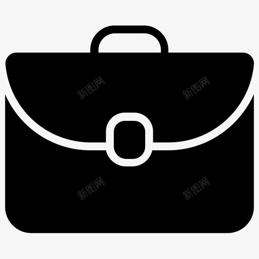 手袋公文包手包图标svg_新图网 https://ixintu.com 公文包 女士包 女士钱包 手包 手提包 手机银行和在线支付字形图标 手袋